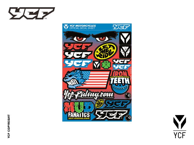 Planche De Stickers Ycf