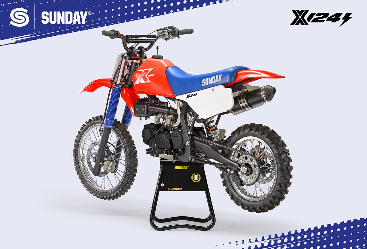 SUNDAY X 124SE - RED 2025 - Choose your weapon - YCF RIDING