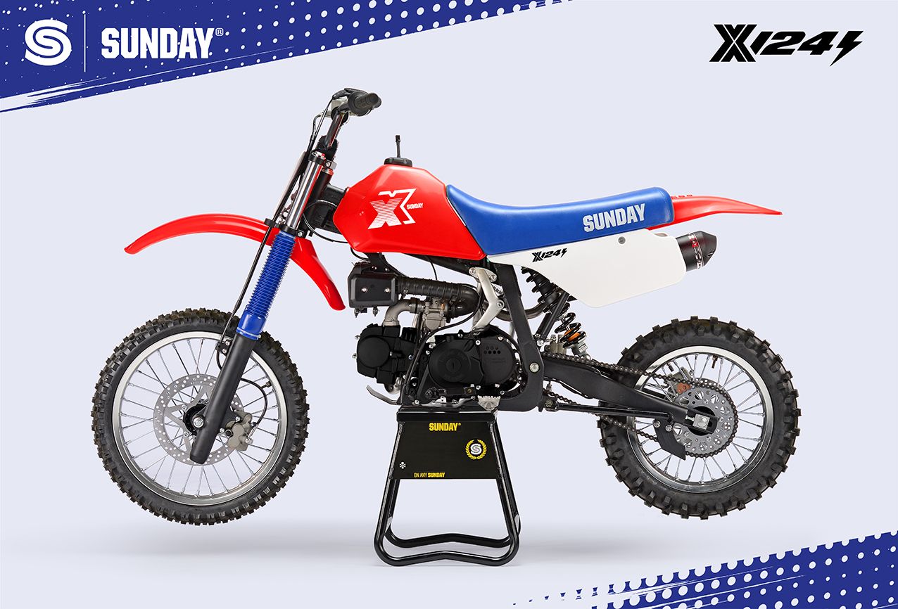 SUNDAY X 124SE - RED 2025 - Choose your weapon - YCF RIDING