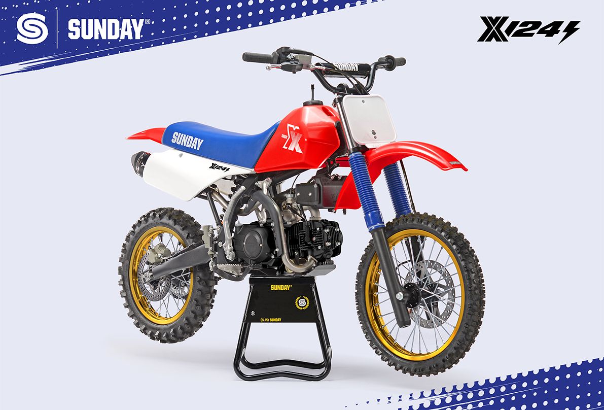 SUNDAY X 124SE - RED 2026 - Choose your weapon - YCF RIDING